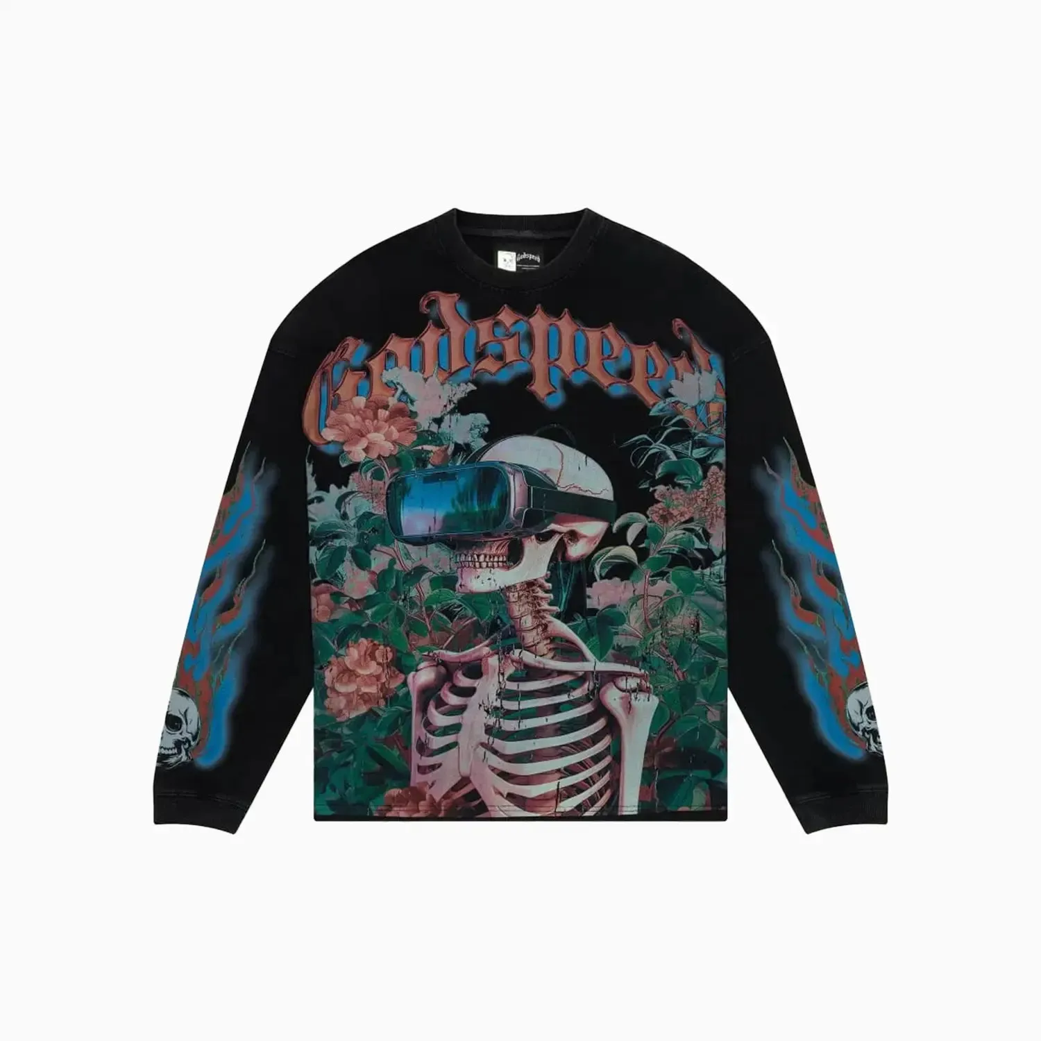 Men's Vision Flowers Long Sleeve Sweatshirt