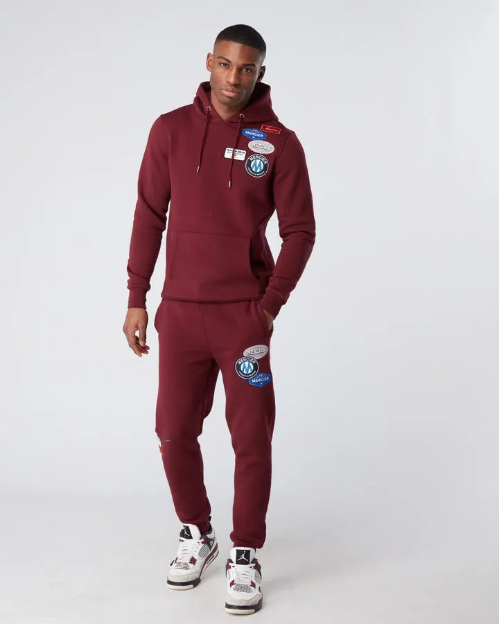 Mercier OG Badge Hoodie Maroon