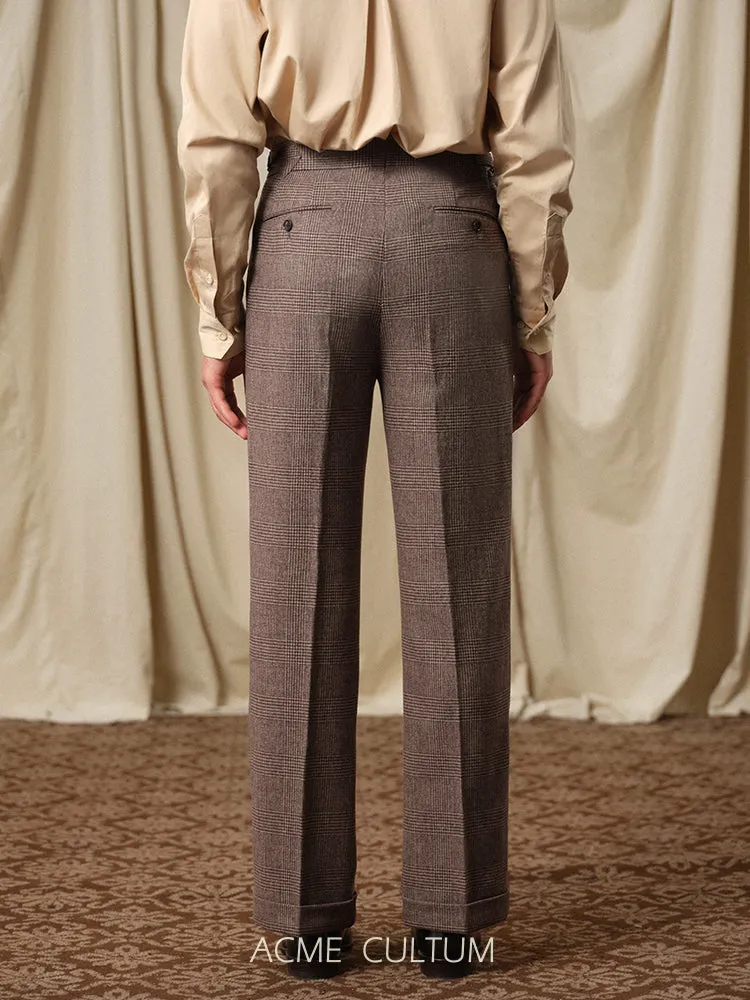 Merino Wool Flannel Trousers