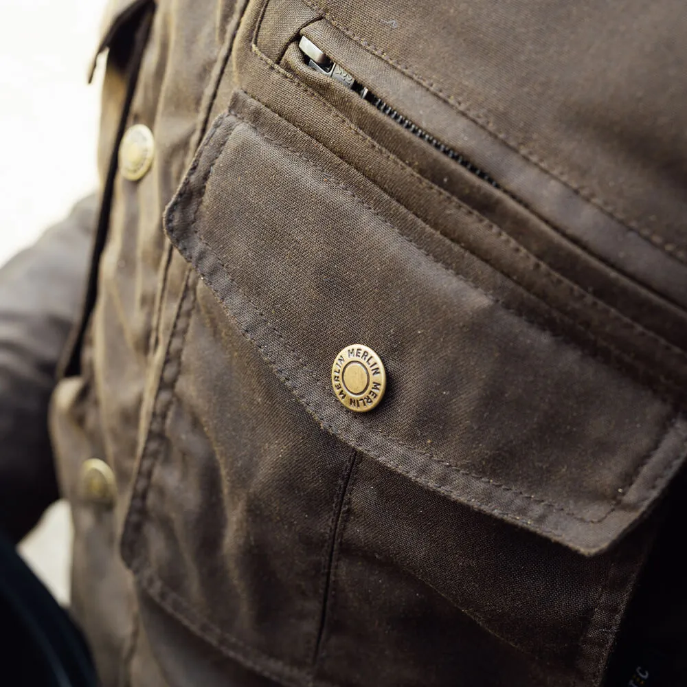 Merlin Perton II Cotec Wax D3O Jacket Olive