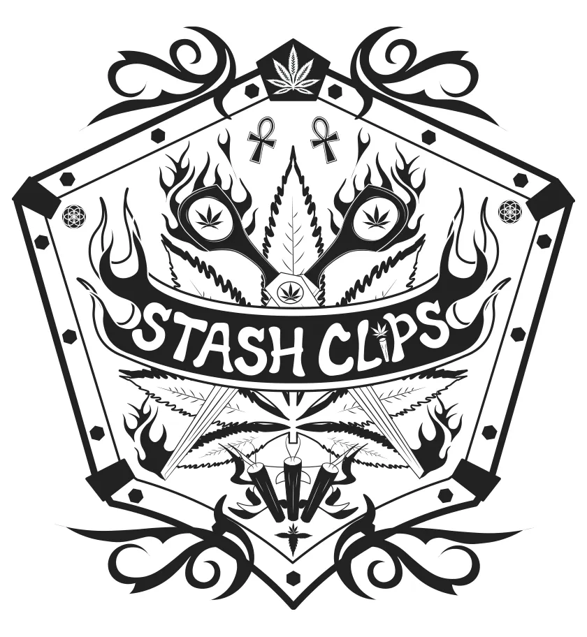 MH 4- 'Stash Clips Black and White Shield' Men's hoodie