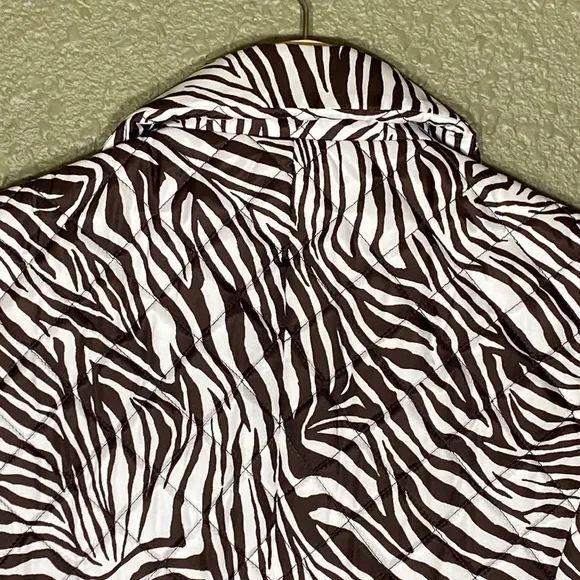 MICHAEL KORS Zebra Puffer Vest