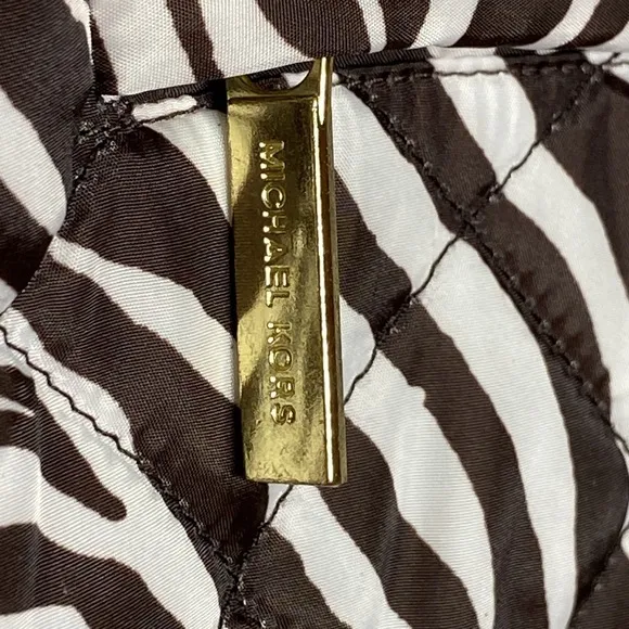 MICHAEL KORS Zebra Puffer Vest