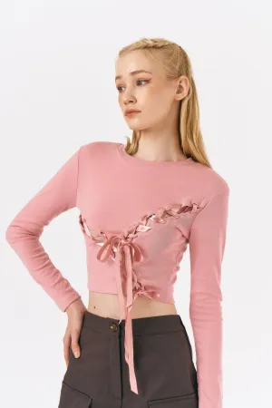 Michelle Lace-up Top