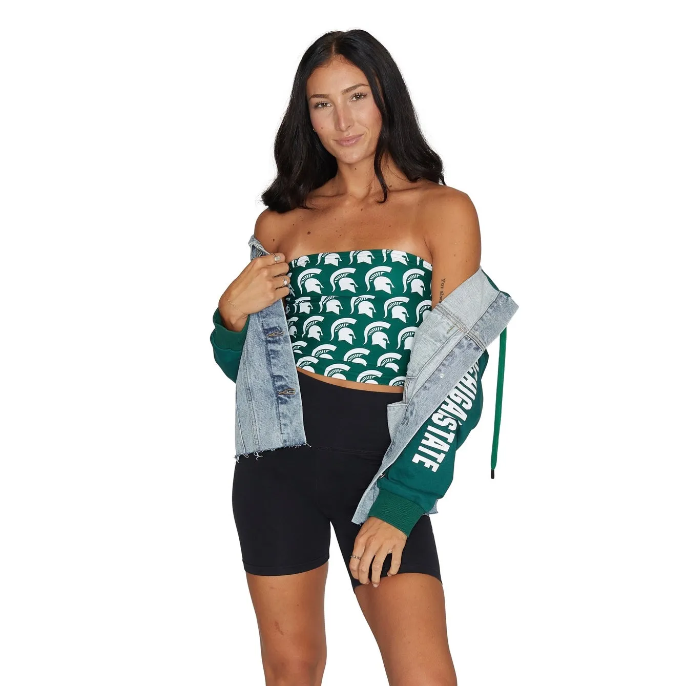 Michigan State All Over Tube Top