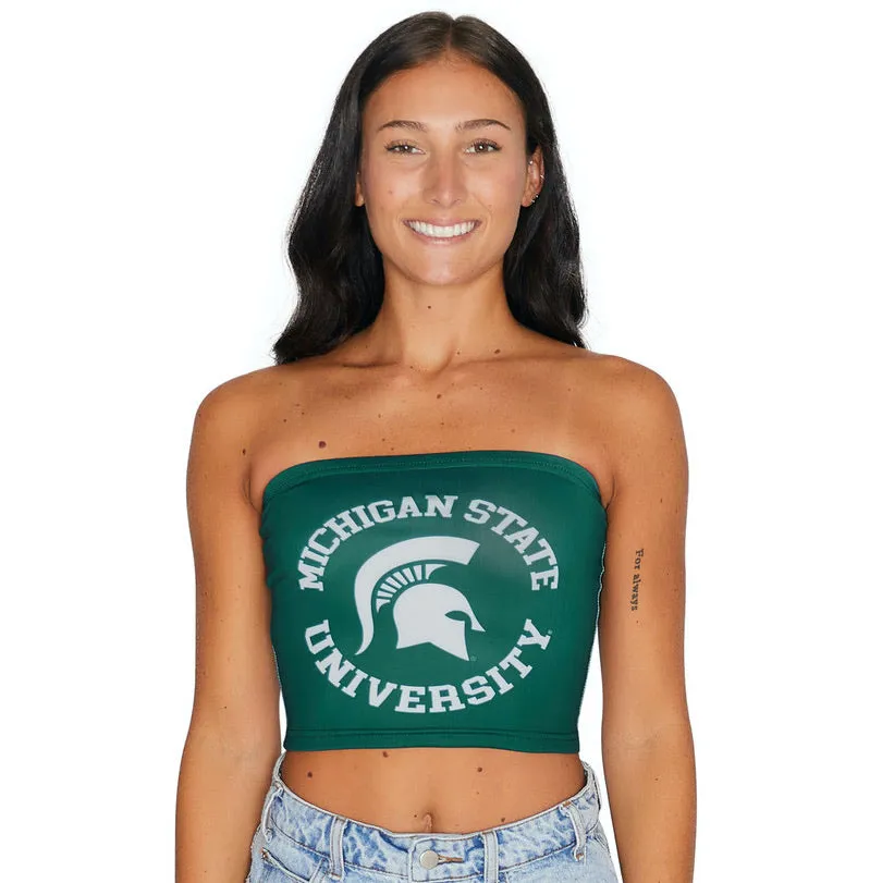 Michigan State Green Tube Top