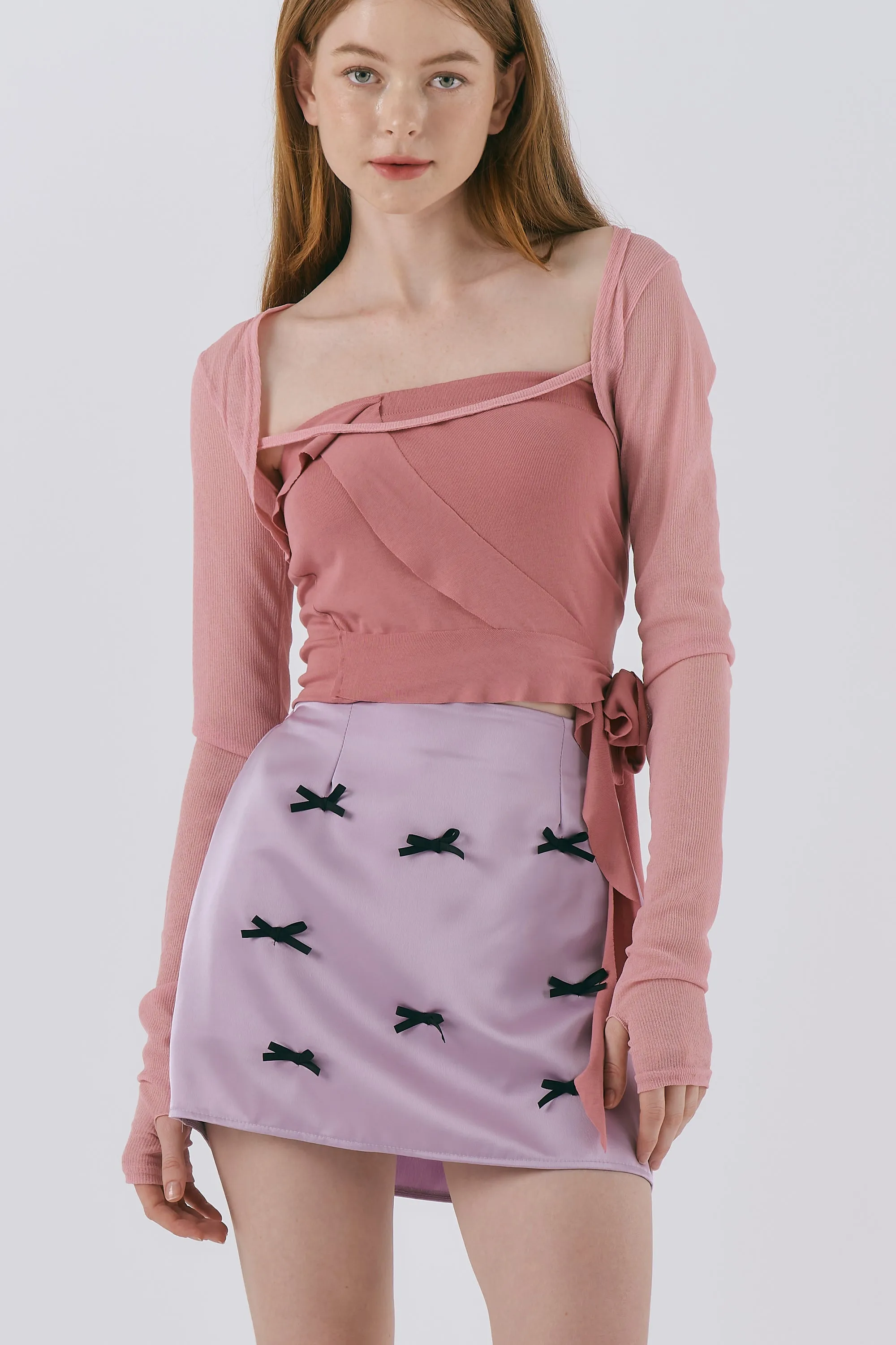 Mindy Ruffled Bandeau Top
