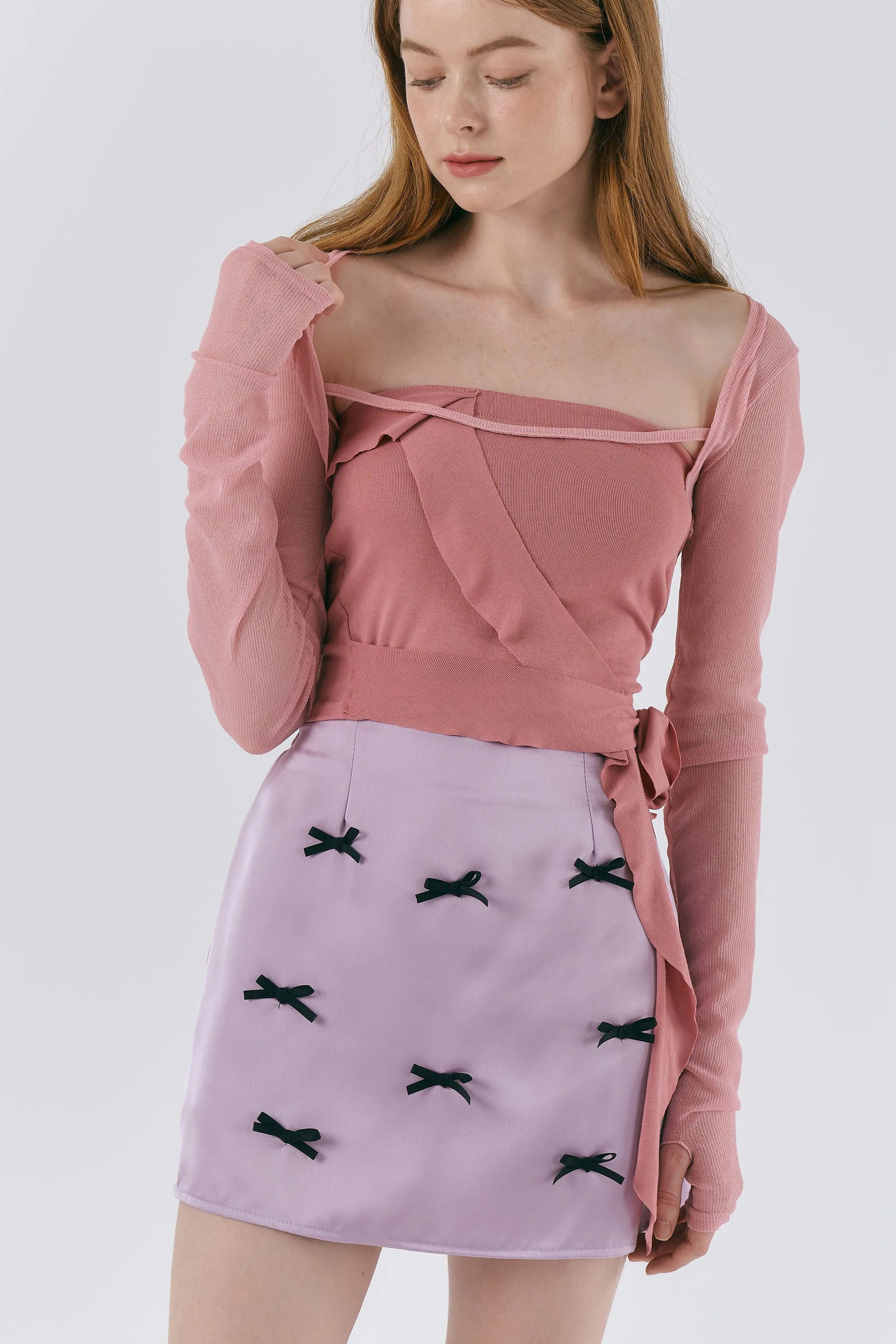 Mindy Ruffled Bandeau Top