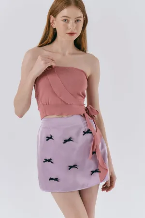 Mindy Ruffled Bandeau Top