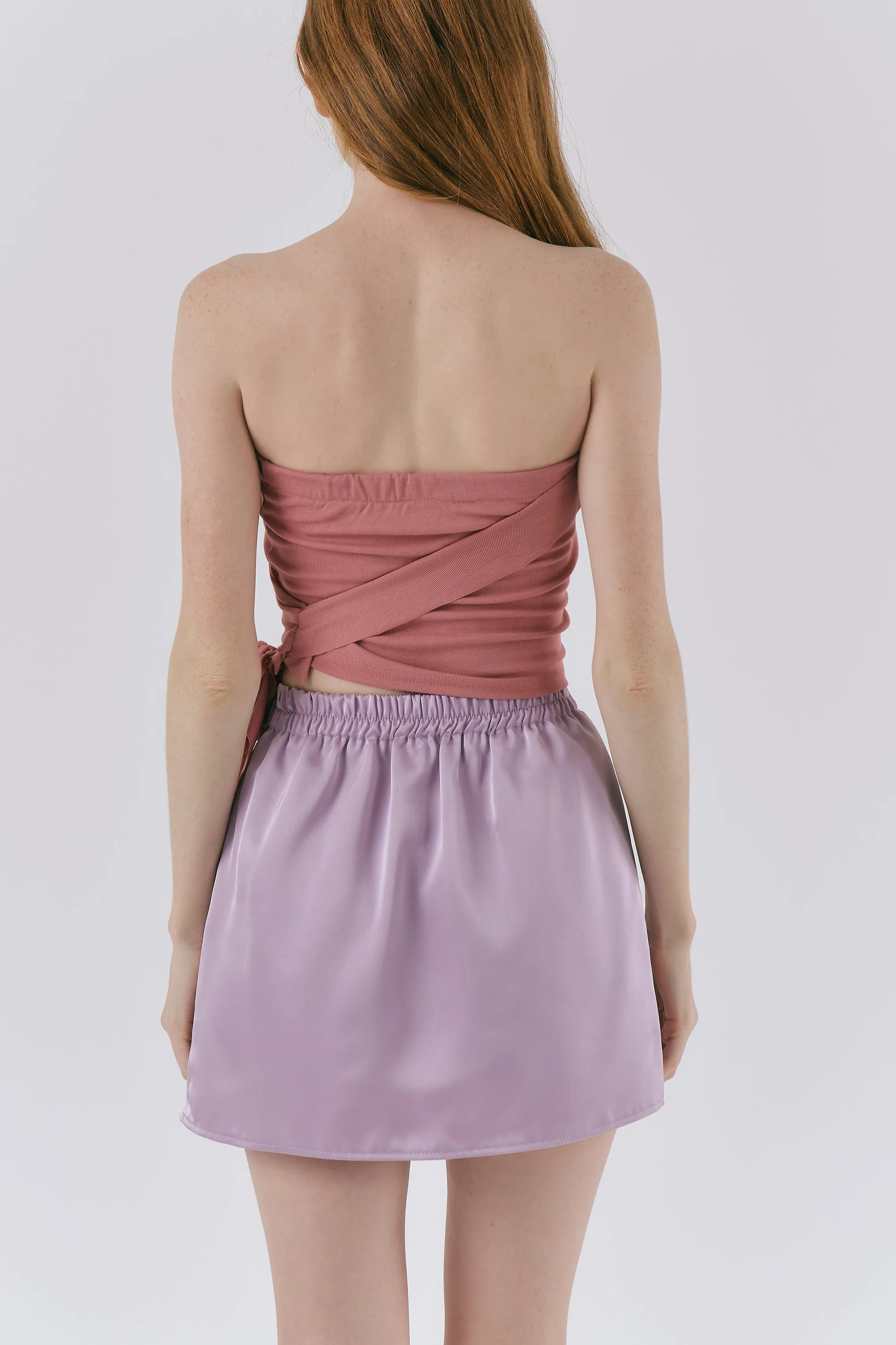 Mindy Ruffled Bandeau Top