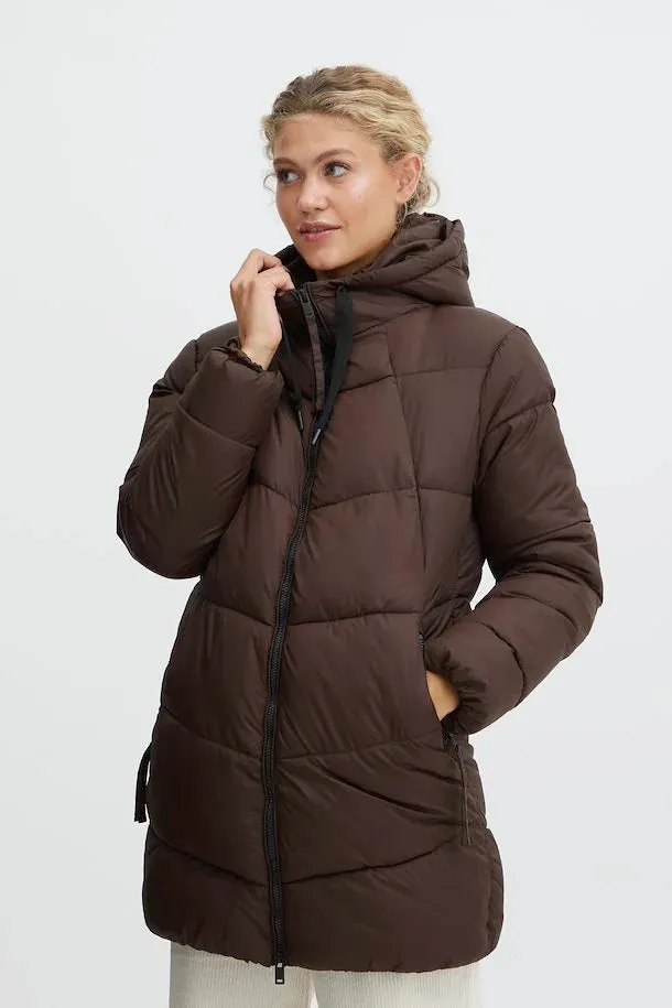 MISFIT ITEM - The Canyon Puffer Jacket - Java // Size 36 (US 8)