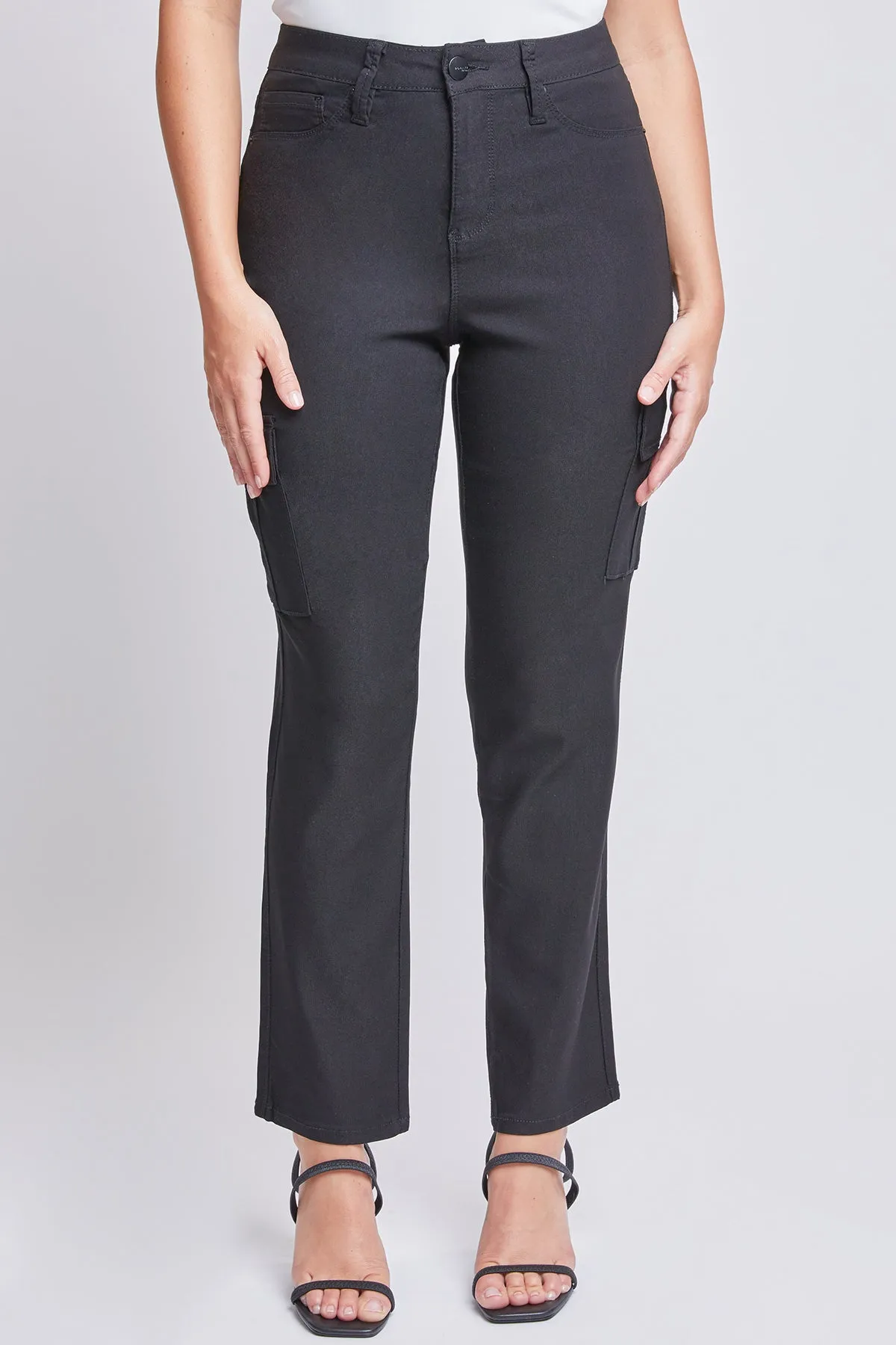 Missy Hyperstretch Forever Color High Rise Straight Leg Cargo Pants, pack of 6
