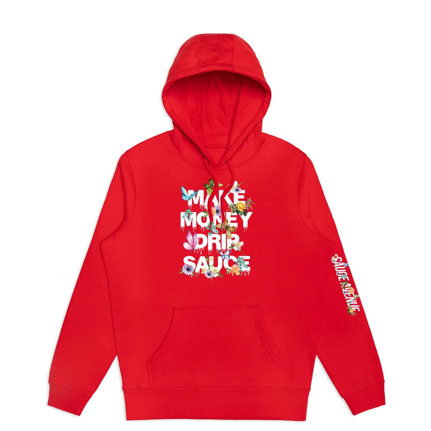 MMDS Flowers & Butterflies | Red Hoodie