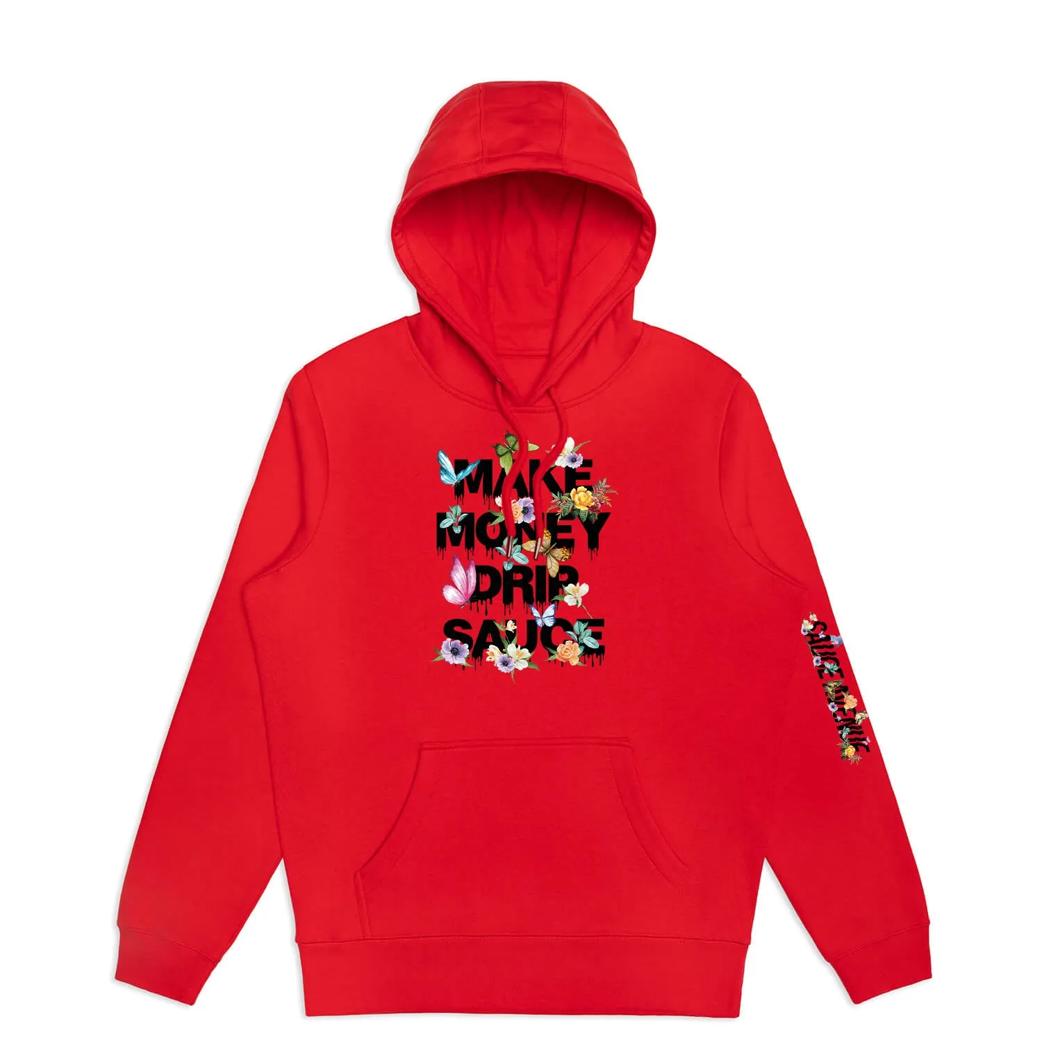 MMDS Flowers & Butterflies | Red Hoodie