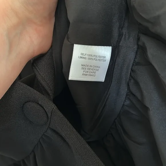 ModCloth Black Ruffle Peplum Blazer Size 2X
