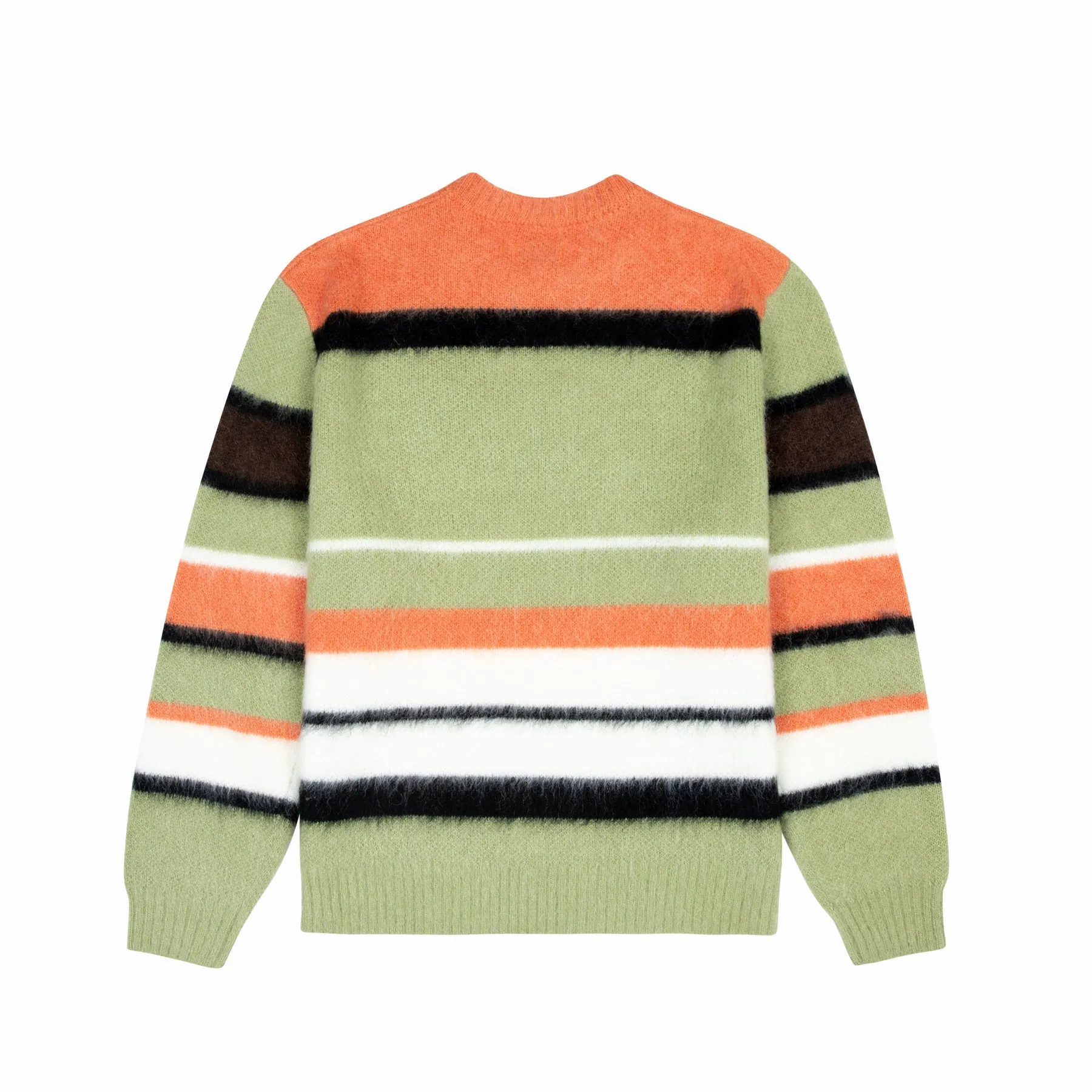 MOHAIR STRIPED SWEATER by GOLF WANG