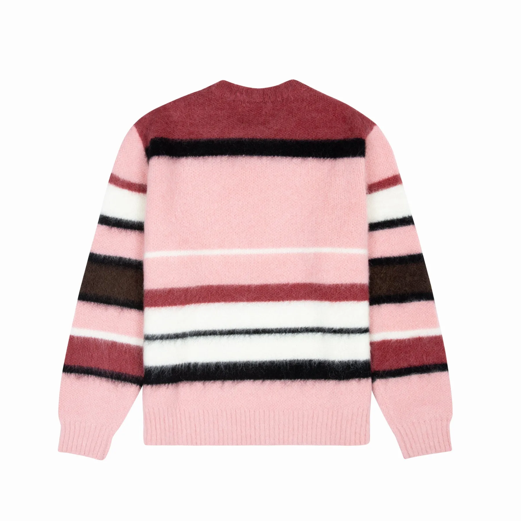 MOHAIR STRIPED SWEATER by GOLF WANG