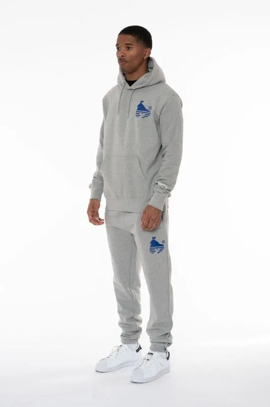 Money Jh45002 Sport Ape Hoodie Grey Melange
