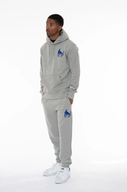 Money Jh45002 Sport Ape Hoodie Grey Melange