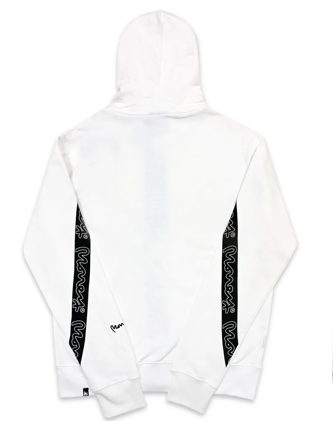 Money Trks46005 Strap Line Full Zip Hoodie White