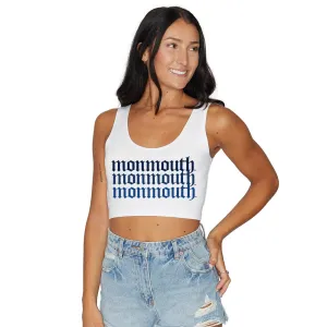 Monmouth Hawks Crop Tank Top