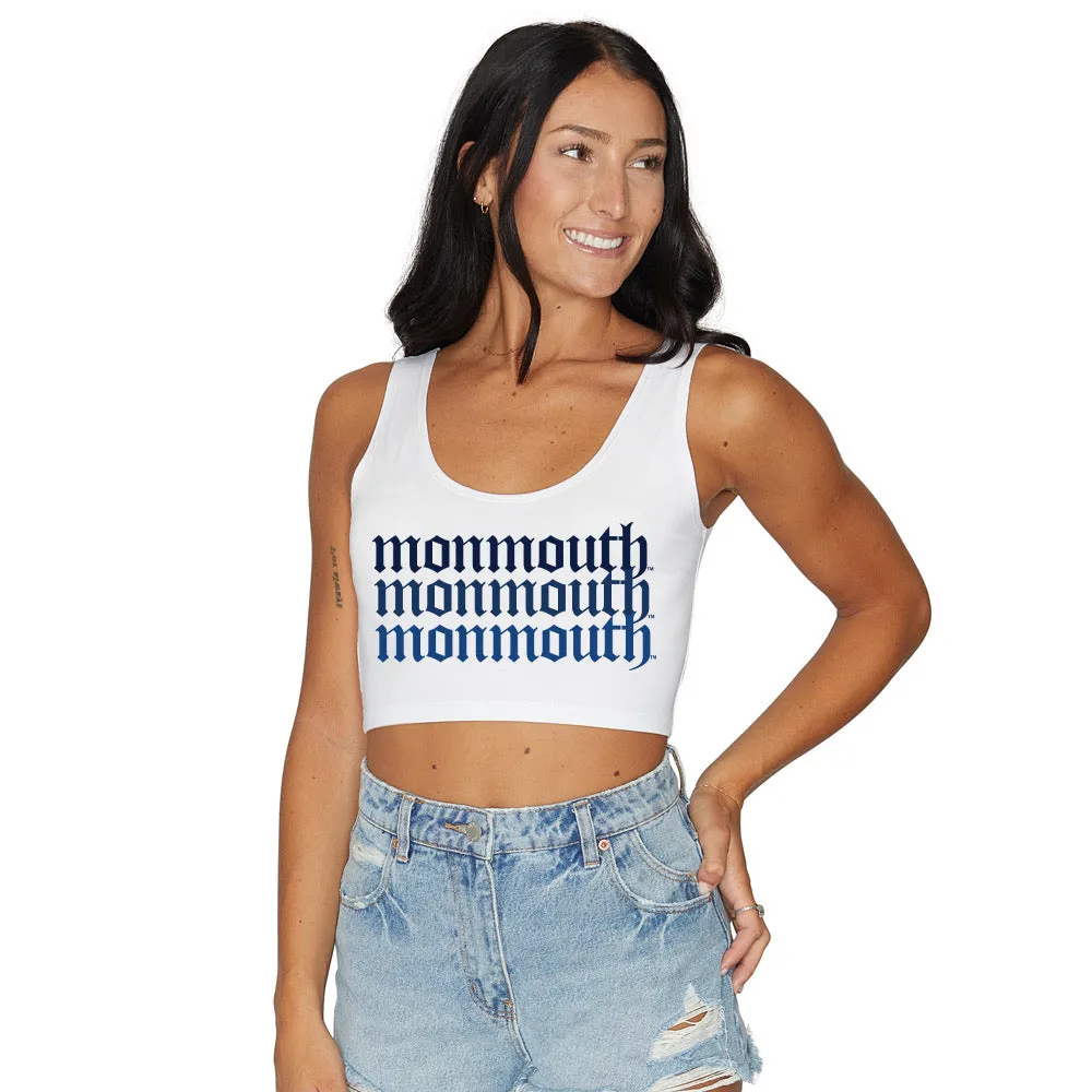 Monmouth Hawks Crop Tank Top