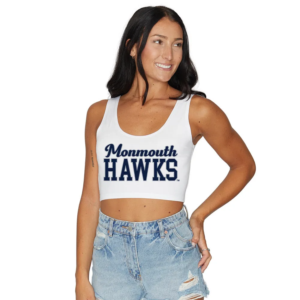 Monmouth Hawks Crop Tank Top