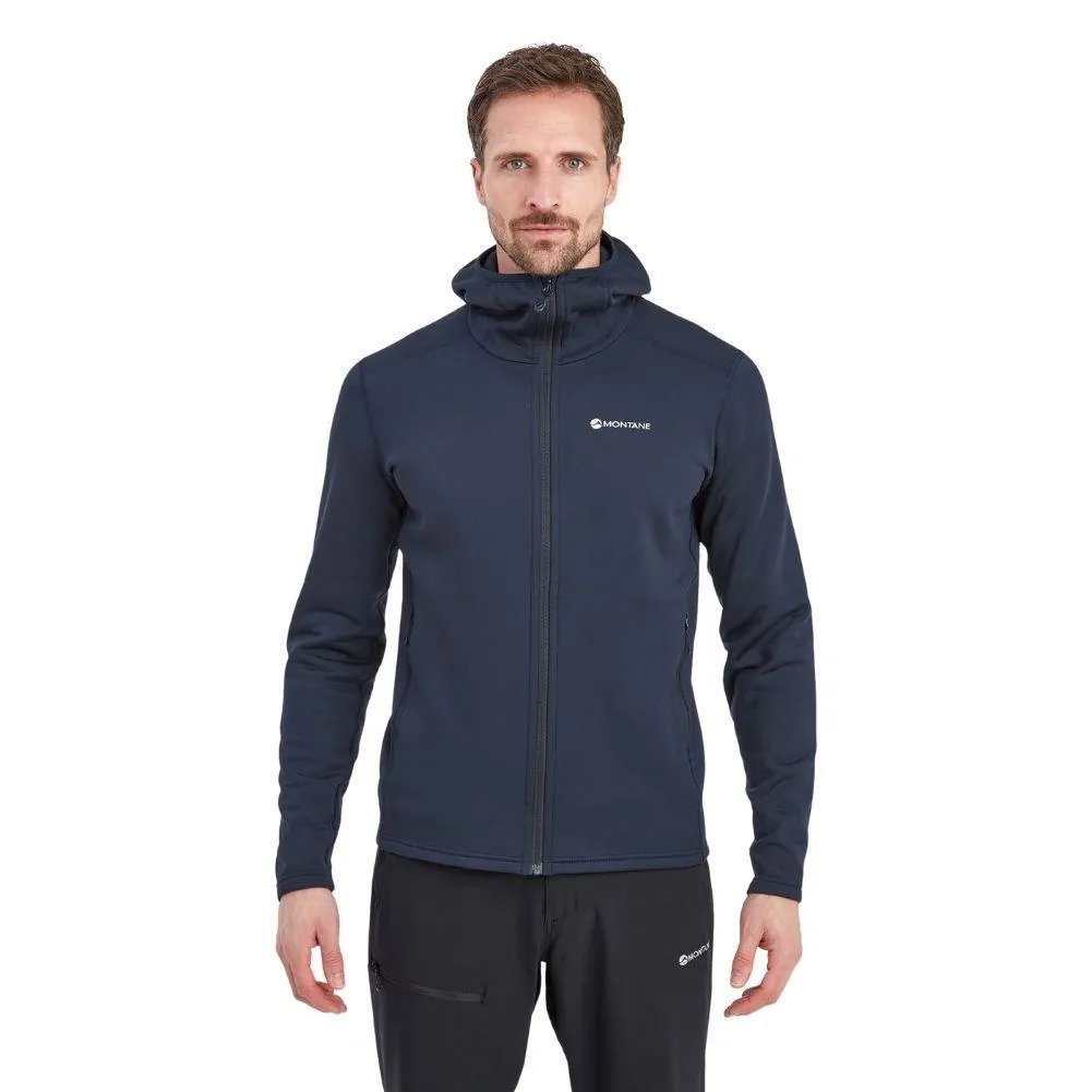 Montane Men's Fury Hooded Fleece Jacket (Eclipse Blue)