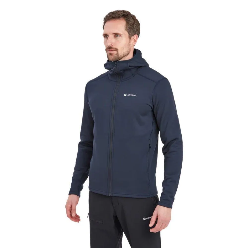 Montane Men's Fury Hooded Fleece Jacket (Eclipse Blue)