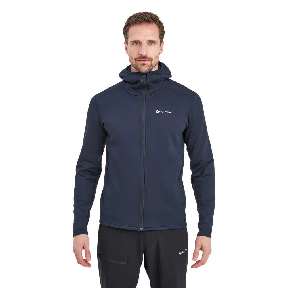 Montane Men's Fury Hooded Fleece Jacket (Eclipse Blue)