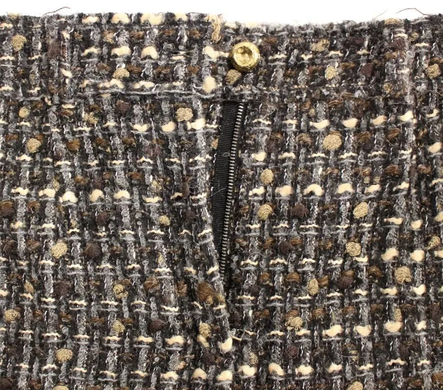 Multicolor wool shorts pants
