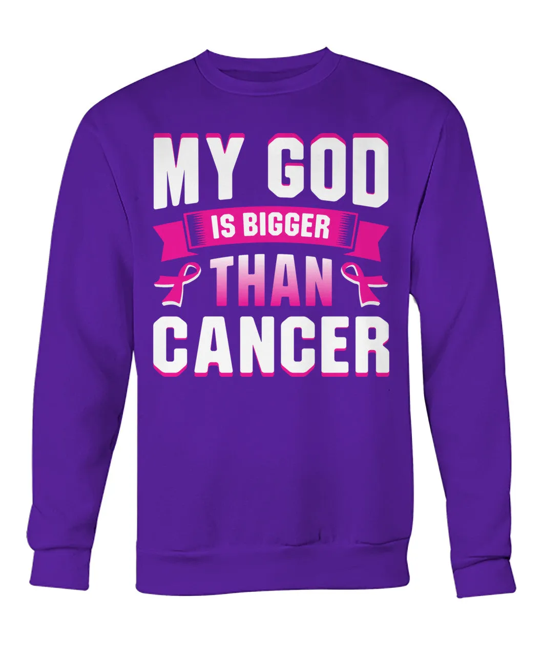 My God is Bigger than Cancer Hoodies and Sweatshirts