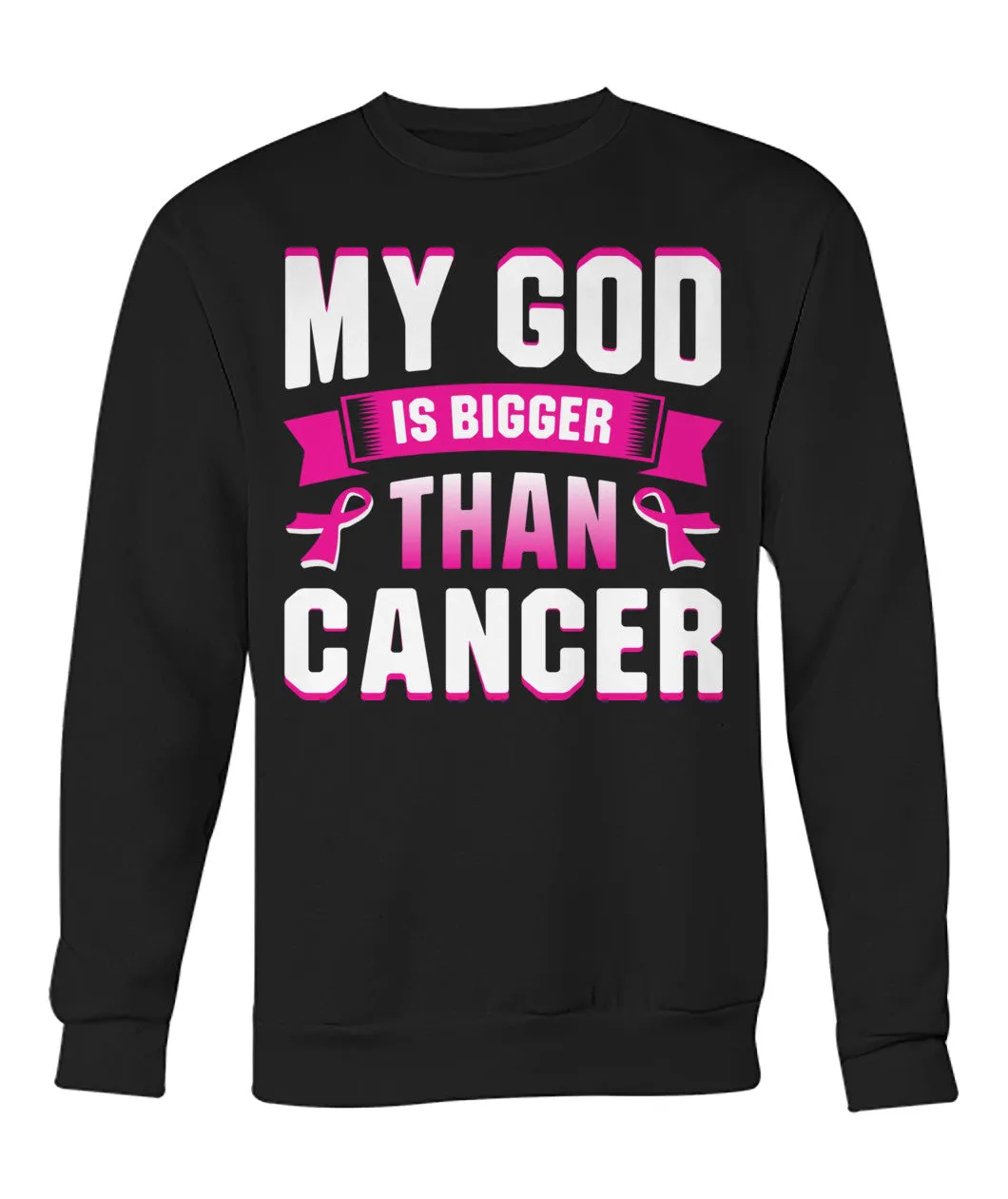My God is Bigger than Cancer Hoodies and Sweatshirts