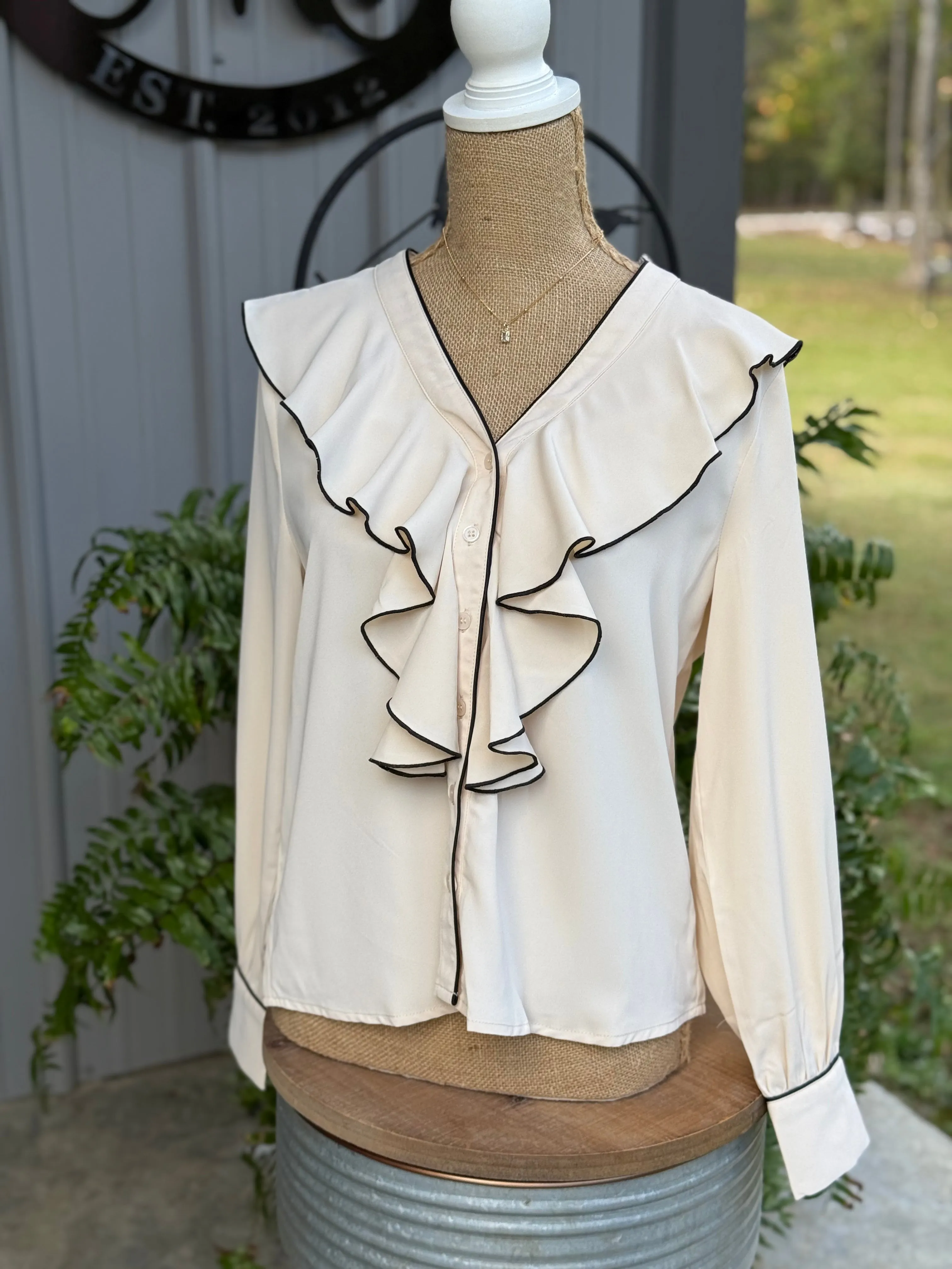 Myra Ruffle Top