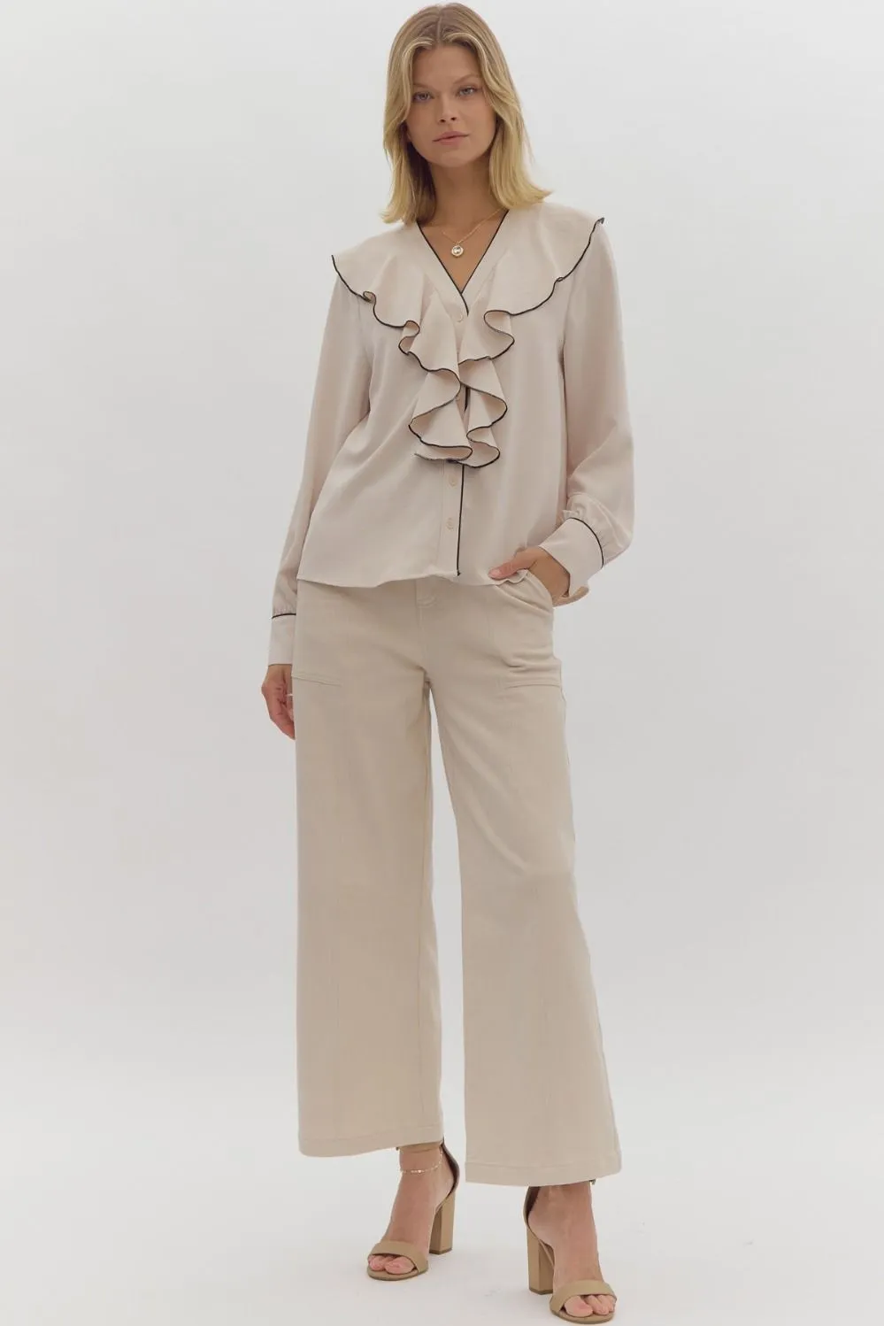 Myra Ruffle Top