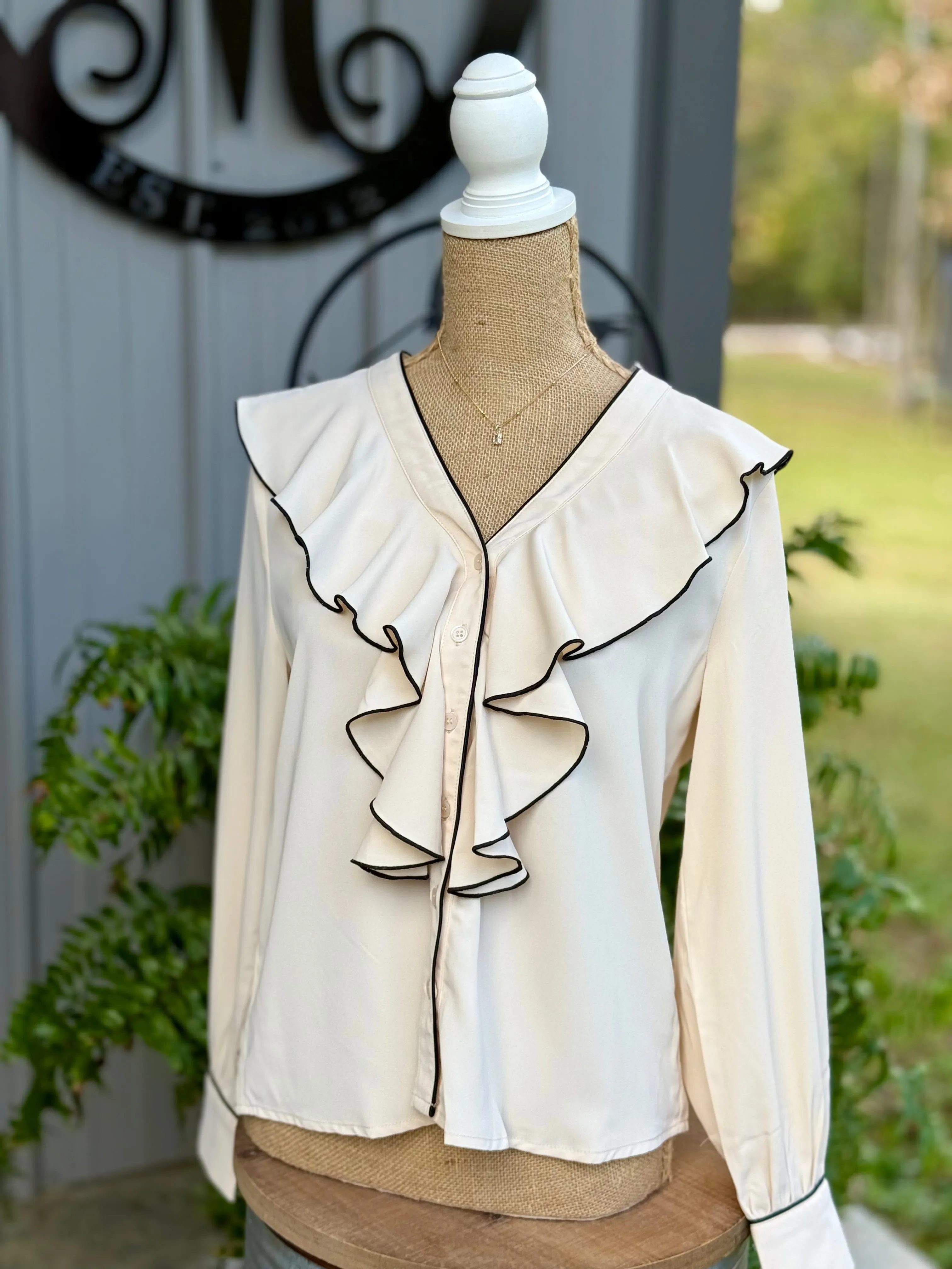Myra Ruffle Top