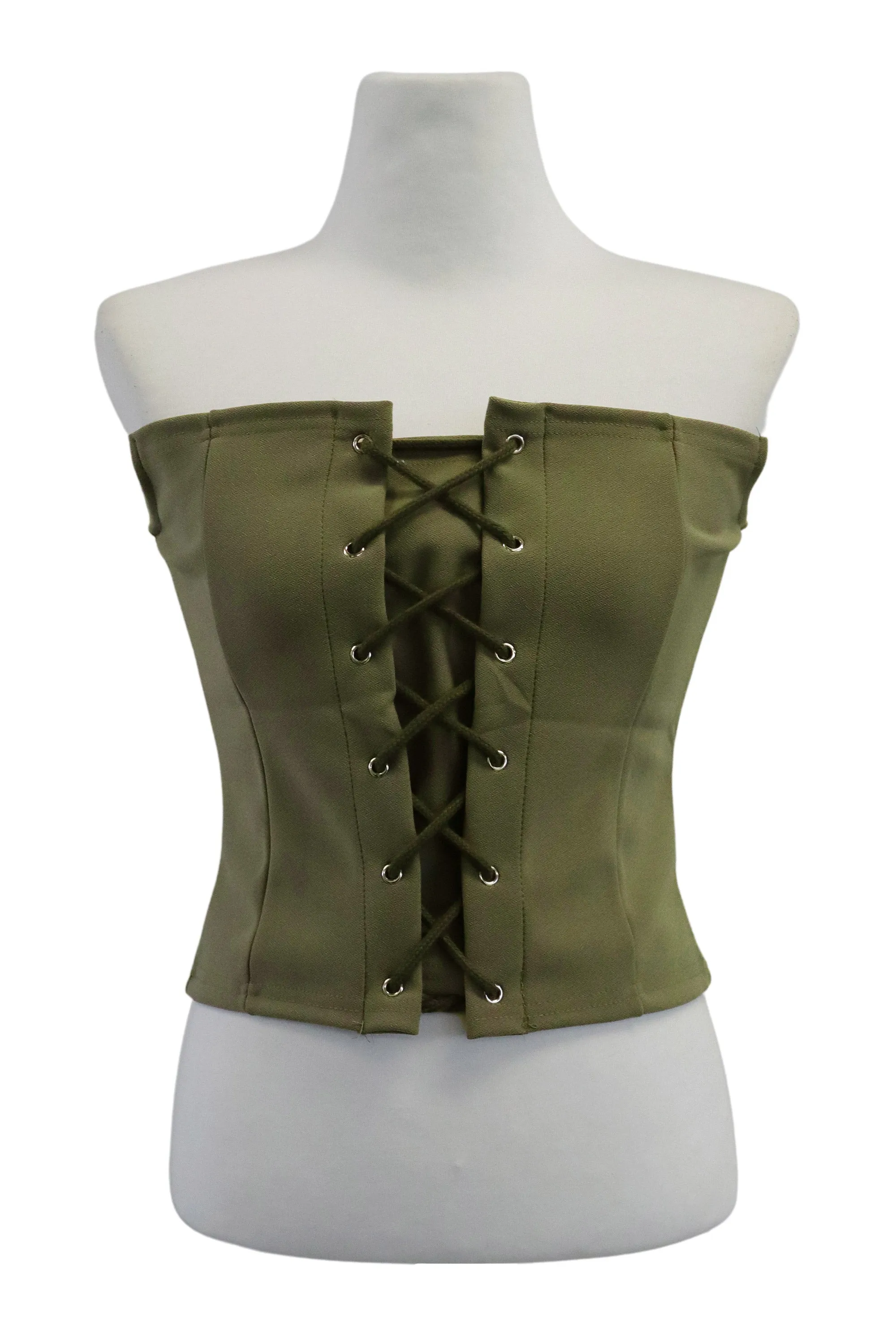 Nadia Lace-up Top