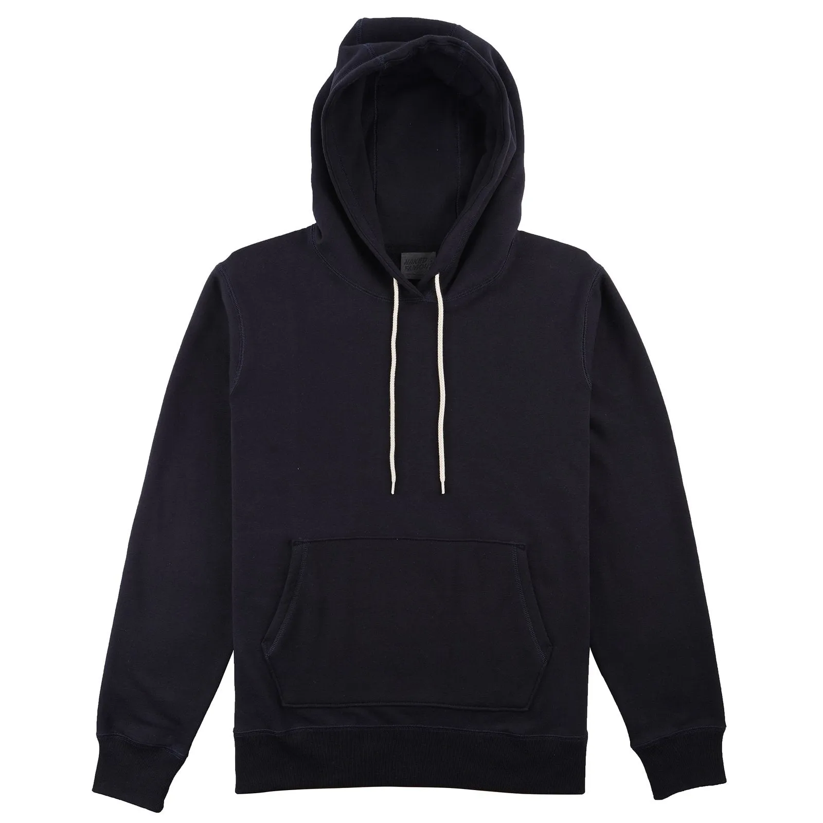Naked and Famous- Pullover Hoodie- Navy Terry