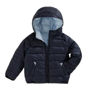 Navy Skye Blue Eco Reversible Cloud Puffer