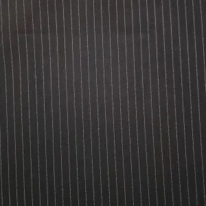 Navy Wool Pinstripe