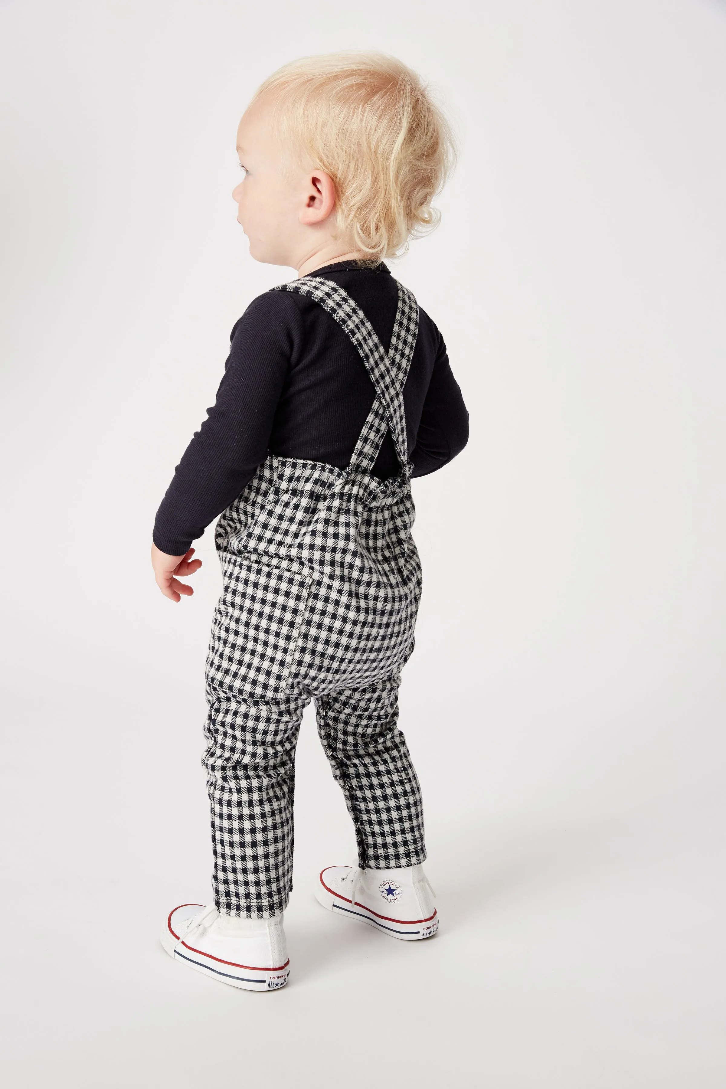 Navy/Natural Check Overall by Milky