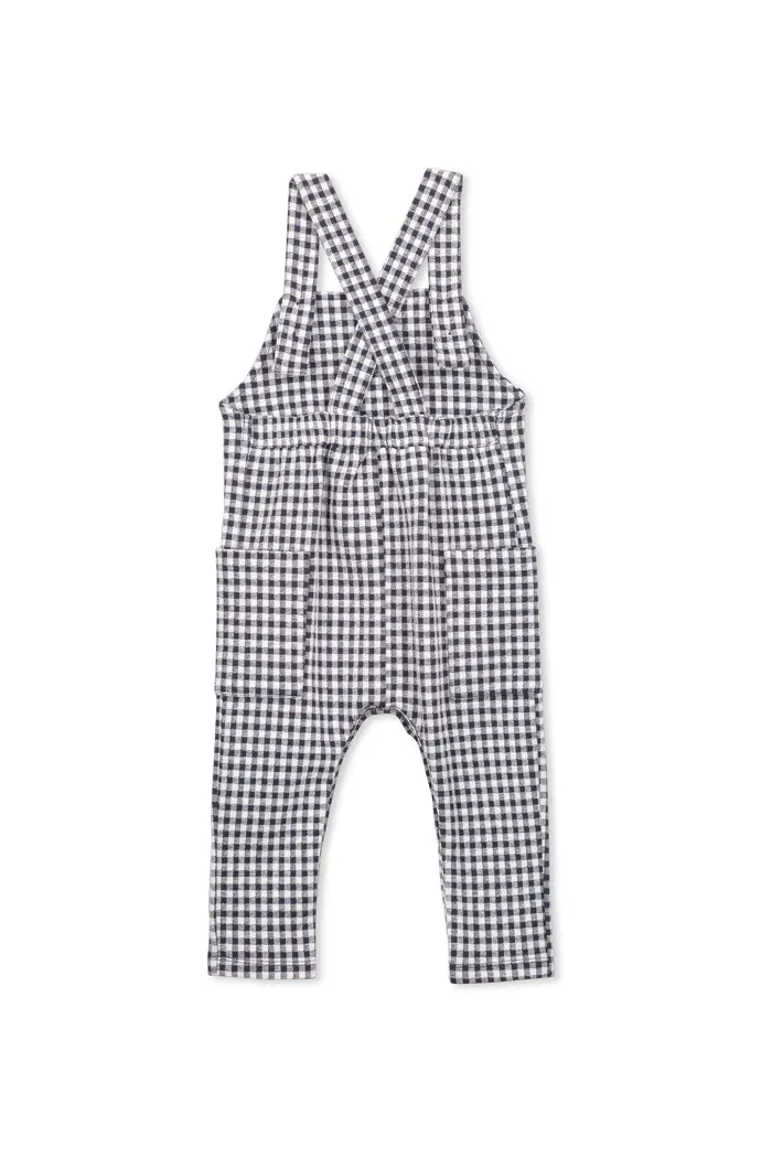Navy/Natural Check Overall by Milky