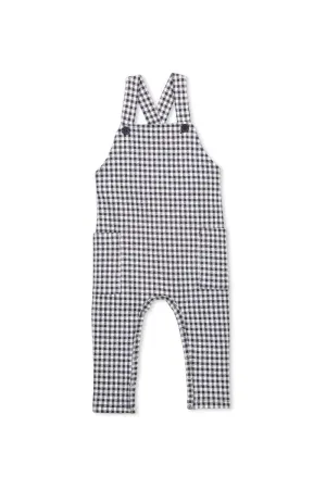 Navy/Natural Check Overall by Milky