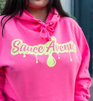 Neon Yellow SA Drip | Neon Pink Hoodie