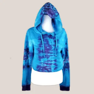 Nerthus Tie Dye Hoodie Crop Top