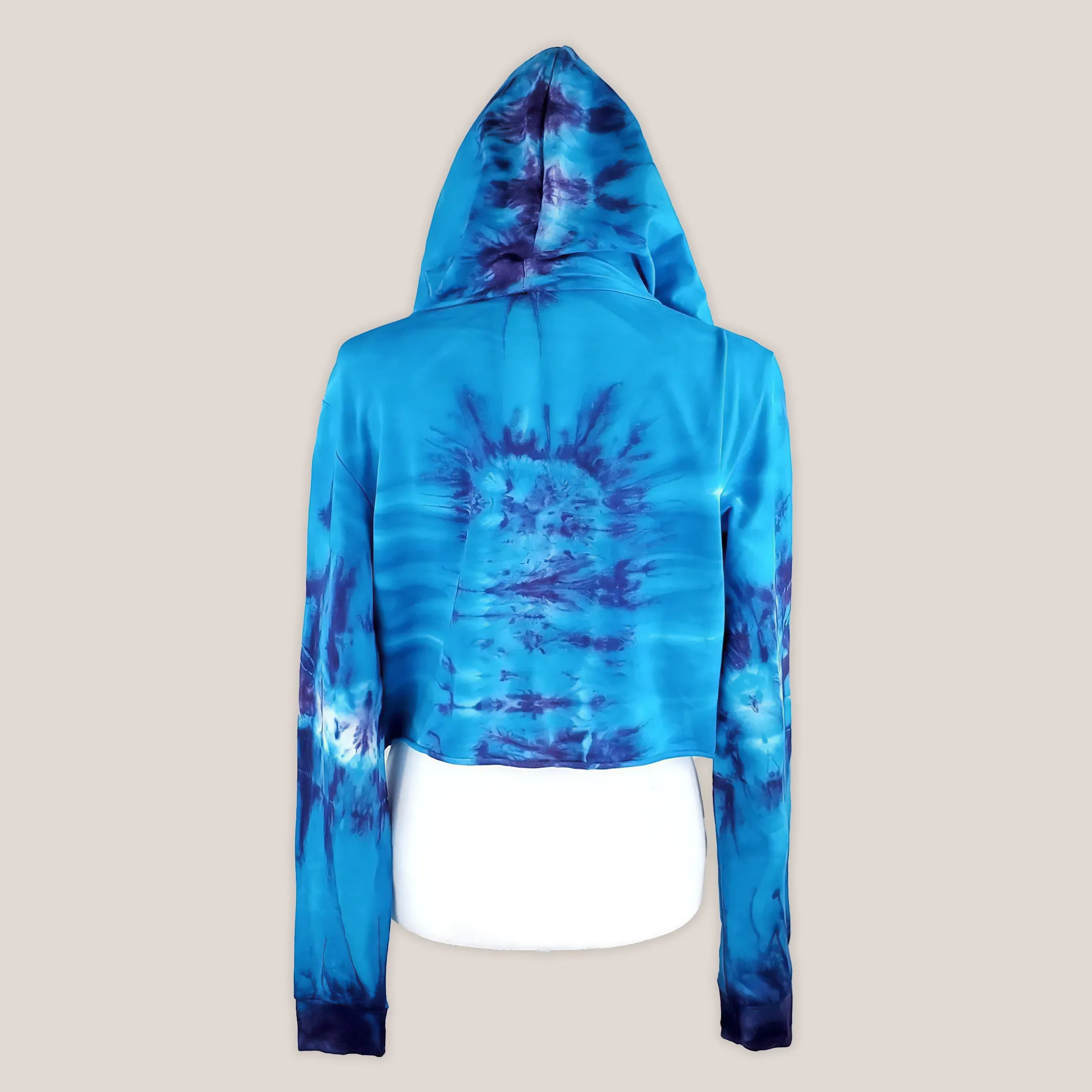 Nerthus Tie Dye Hoodie Crop Top