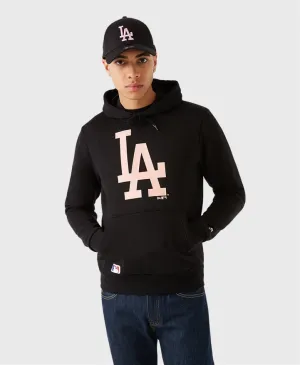 New Era La Dodgers Team Logo Hoodie Black