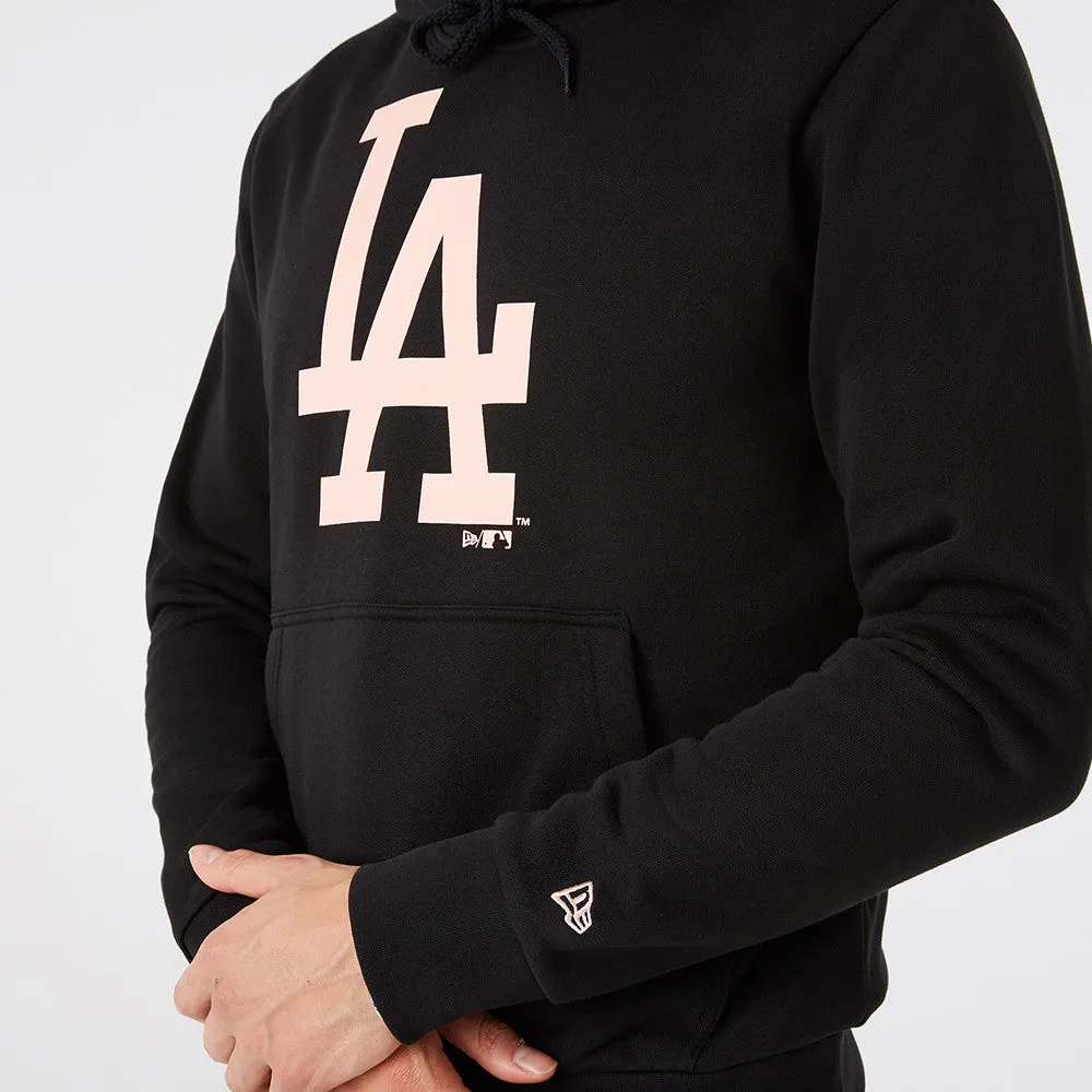 New Era La Dodgers Team Logo Hoodie Black