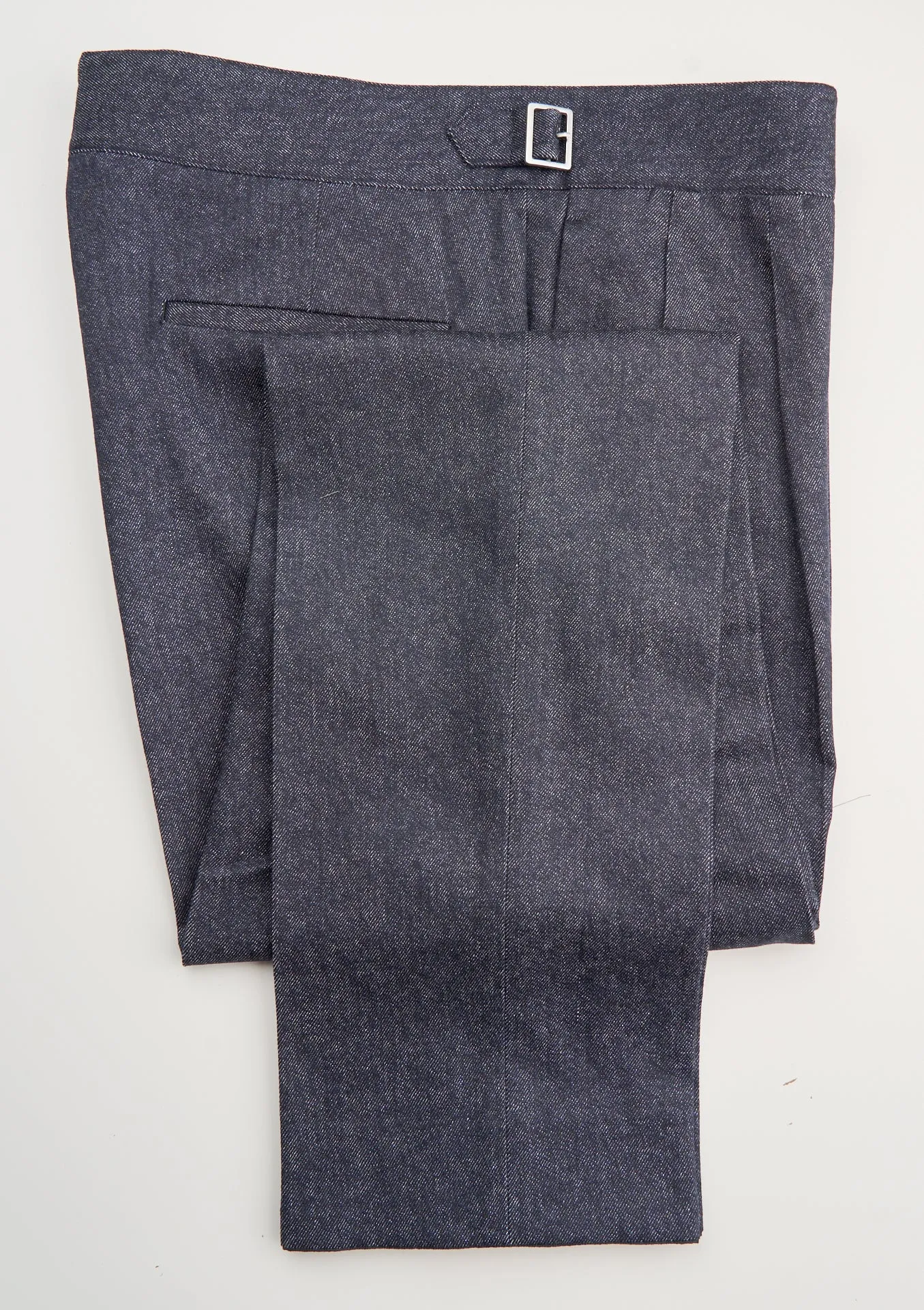 New Suitsupply Havana Blue "Denim Look" Wool, Cotton, Cashmere DB Zegna Suit - Size 38R
