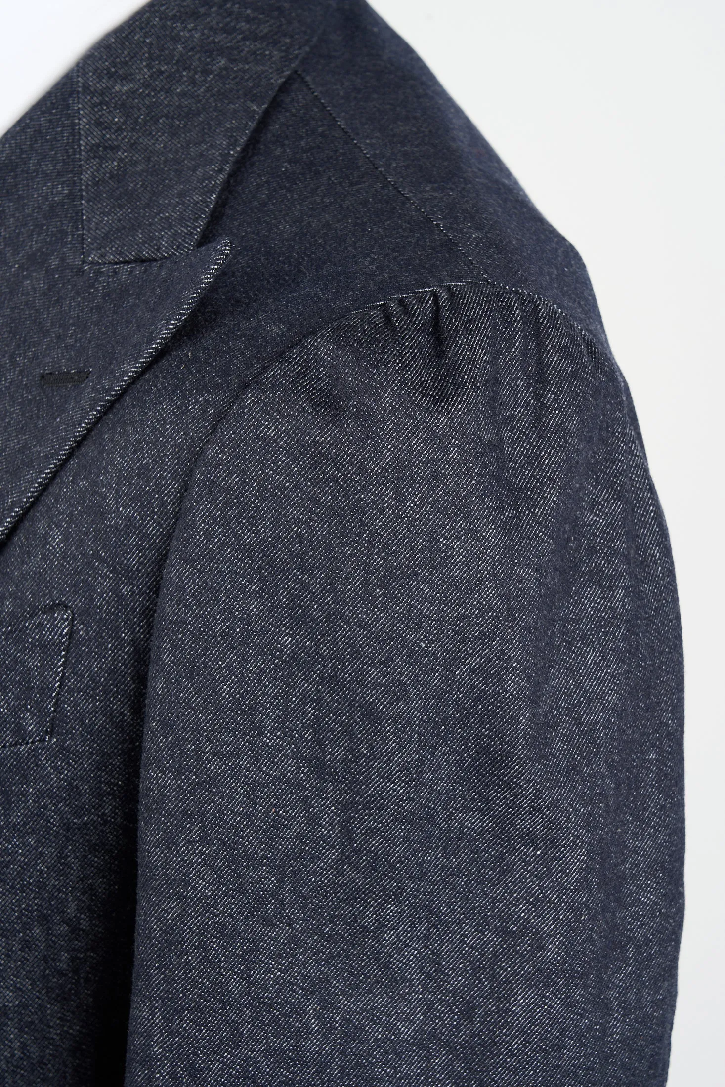 New Suitsupply Havana Blue "Denim Look" Wool, Cotton, Cashmere DB Zegna Suit - Size 38R